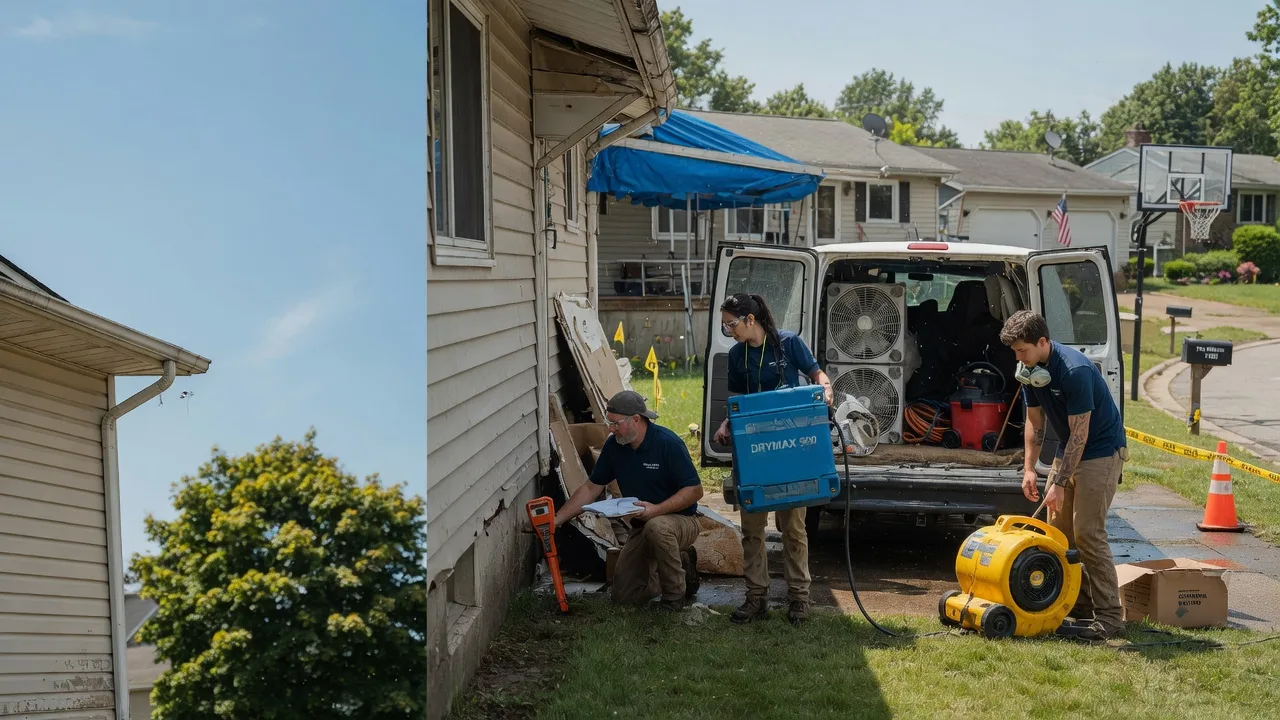 Ceiling Leak Cleanup in Steward, IL near me