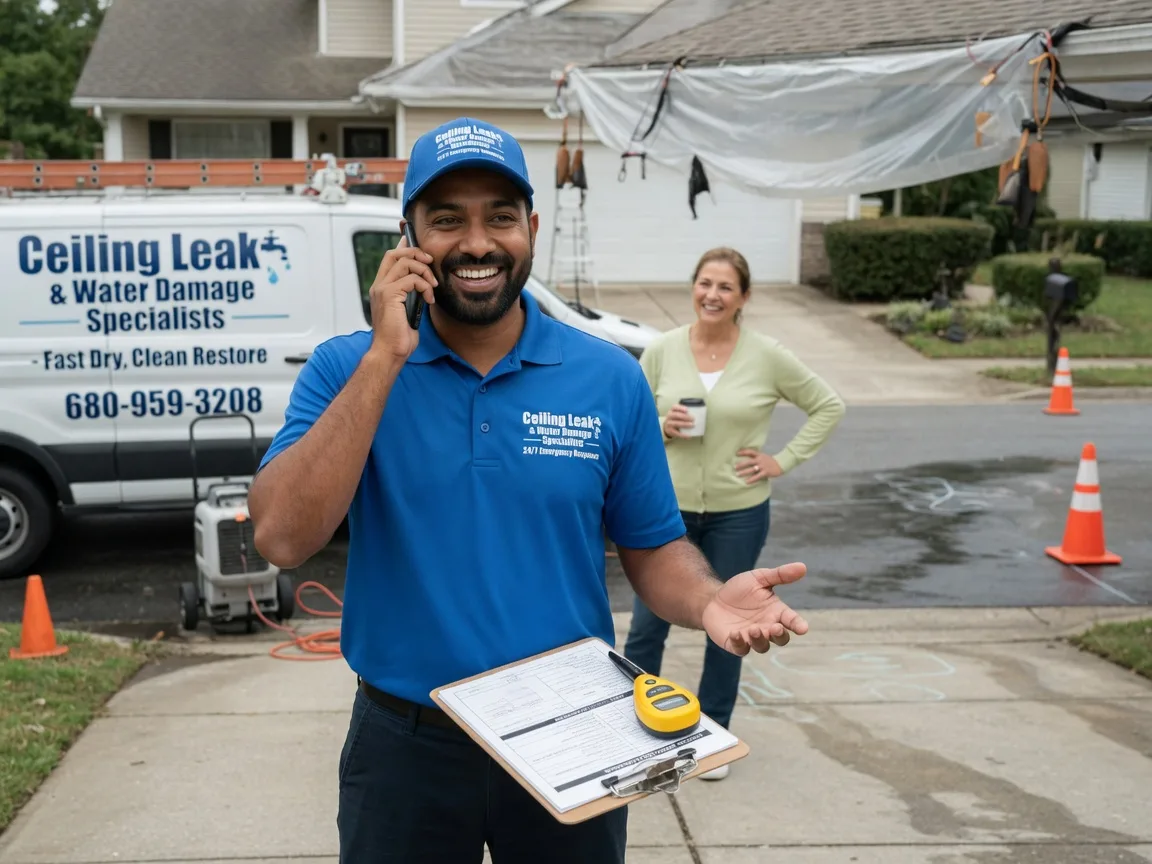 Ceiling Leak Cleanup Steward, IL FAQs